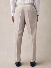 Stone Tailored Fit Texture Suit Trousers - Image 3 of 11