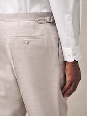 Stone Tailored Fit Texture Suit Trousers - Image 5 of 11