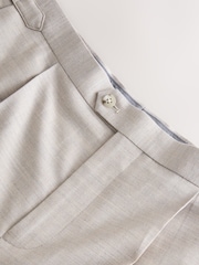Stone Tailored Fit Texture Suit Trousers - Image 9 of 11