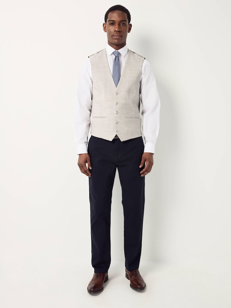 Pierre - Gilet de costume texturé - Image 2 of 11