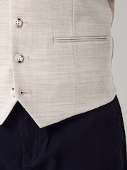 Pierre - Gilet de costume texturé - Image 6 of 11