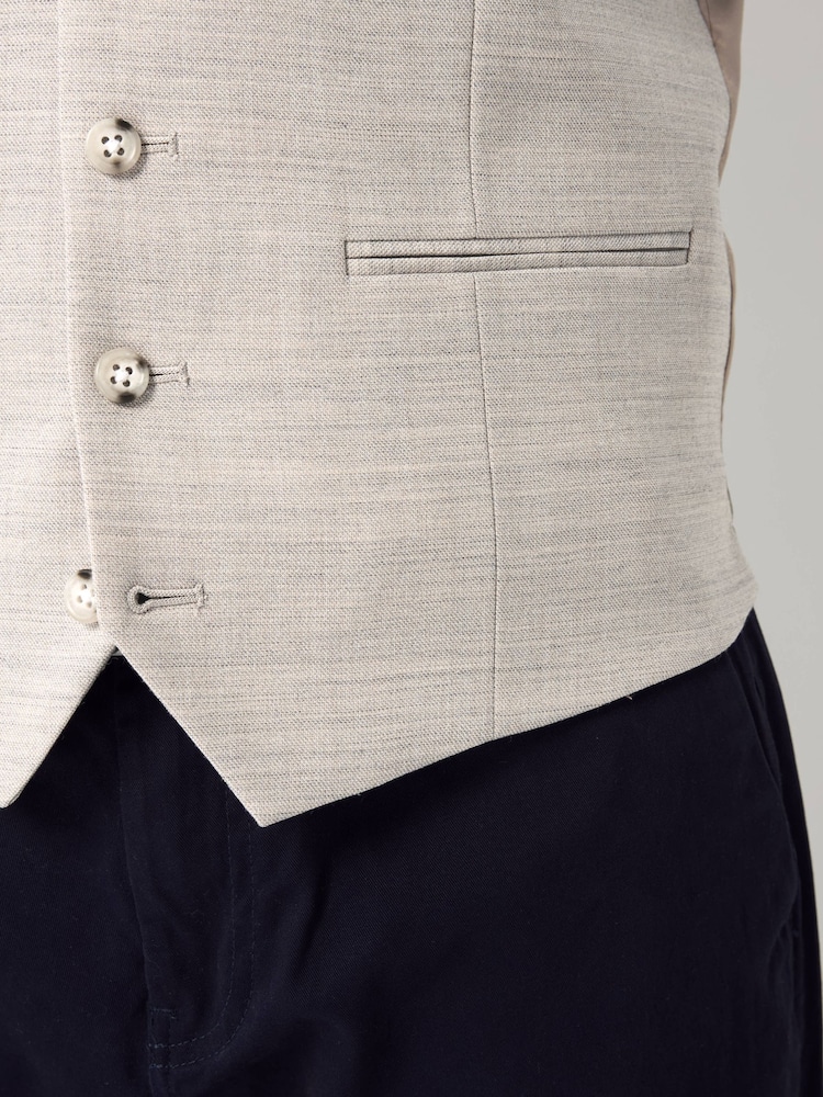 Pierre - Gilet de costume texturé - Image 6 of 11