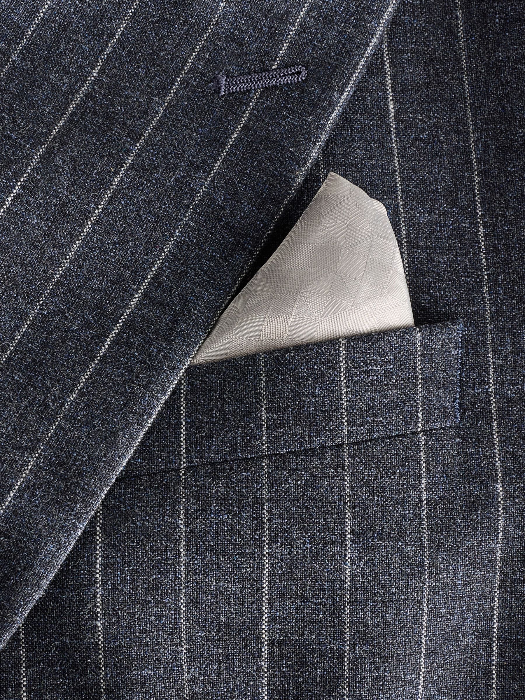 Buy Navy Regular Fit Striped Suit Jacket from Next Canada