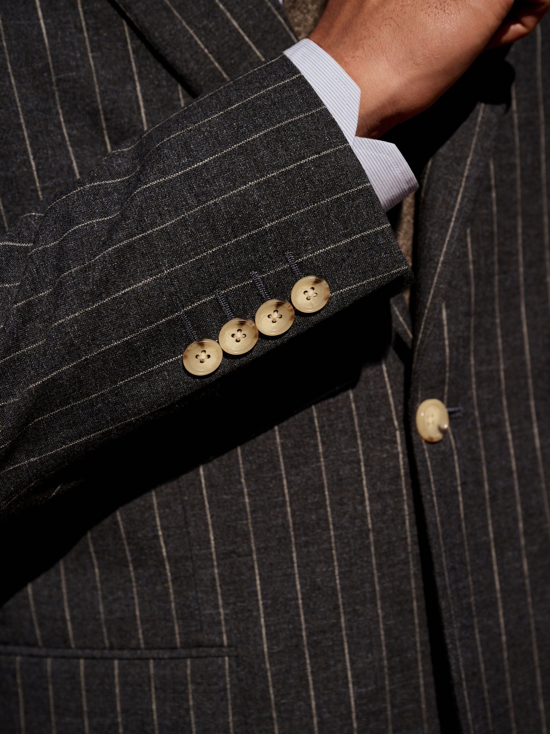 Buy Navy Regular Fit Striped Suit Jacket from Next USA