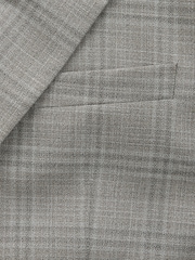 Серо-коричневый - Tailored Fit Check Texture Suit Jacket - Image 8 of 10