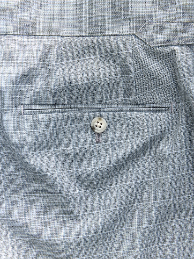 Bleu clair - Pantalon de costume slim à carreaux - Image 10 of 12
