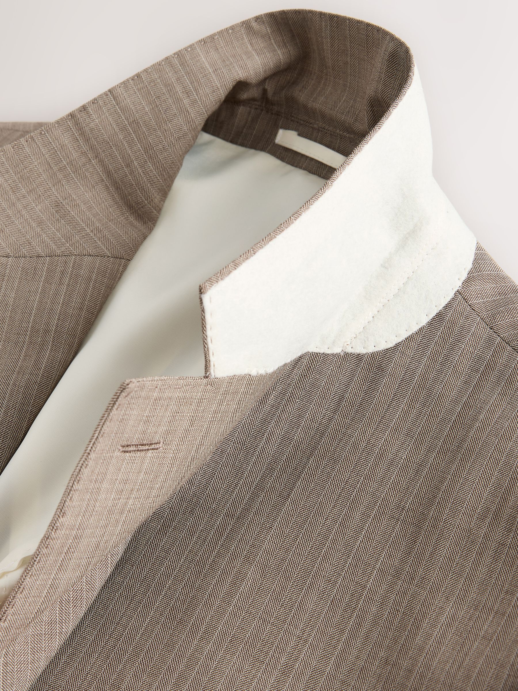 エピヌpleats frill jacket herringbone gray pleats frill jacket herringbone gray