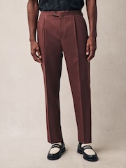 Roestbruin - Slim fit kostuum: broek - Image 1 of 11