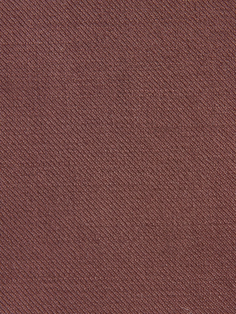 Rust Brown Slim Fit Suit Trousers - Image 10 of 11