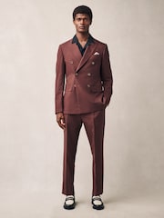 Roestbruin - Slim fit kostuum: broek - Image 3 of 11