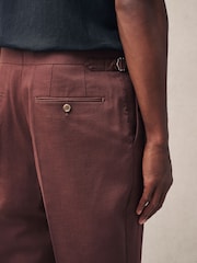 Roestbruin - Slim fit kostuum: broek - Image 5 of 11