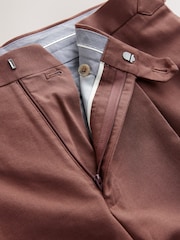 Roestbruin - Slim fit kostuum: broek - Image 8 of 11