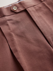 Roestbruin - Slim fit kostuum: broek - Image 9 of 11