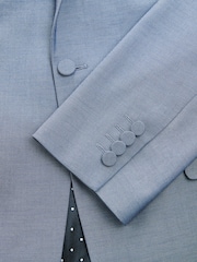 Blue Skinny Fit Suit Jacket - Image 10 of 10