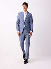 Blue Skinny Fit Suit Jacket - Image 2 of 10