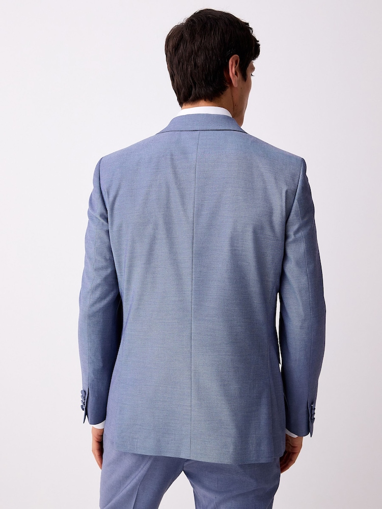 Blue Skinny Fit Suit Jacket - Image 3 of 10