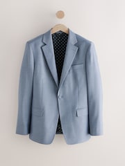 Blue Skinny Fit Suit Jacket - Image 6 of 10