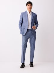 Azul - Pantalones pitillo de traje - Imagen 2 de 5
