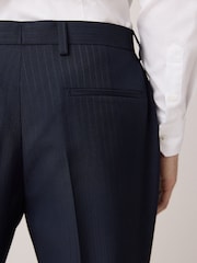 marine - Pantalon de costume slim rayé - Image 5 of 11