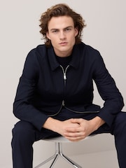 Bleu marine - Veste-chemise rayée - Image 1 of 9