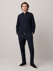 Bleu marine - Veste-chemise rayée - Image 2 of 9