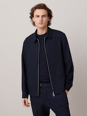 Bleu marine - Veste-chemise rayée - Image 3 of 9