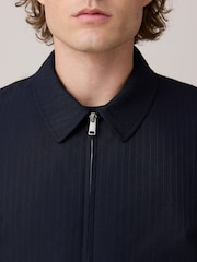 Bleu marine - Veste-chemise rayée - Image 5 of 9