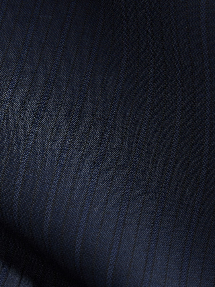 Bleu marine - Veste-chemise rayée - Image 8 of 9