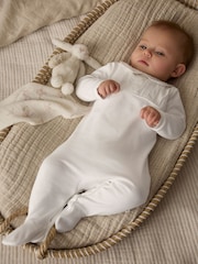 White Baby Occasion Sleepsuit (0mths-2yrs) - Image 1 of 9