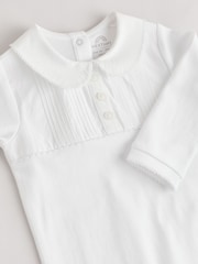 White Baby Occasion Sleepsuit (0mths-2yrs) - Image 7 of 9