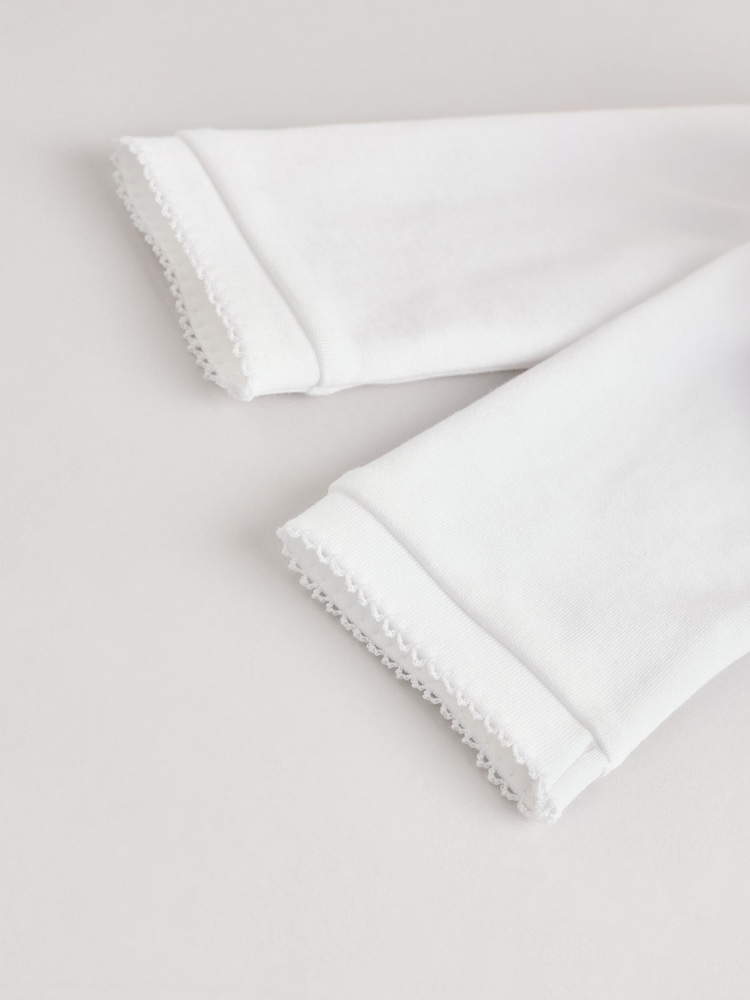 White Baby Occasion Sleepsuit (0mths-2yrs) - Image 9 of 9