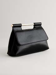 Schwarz - Clutch mit Henkel - Bild 6 von 10
