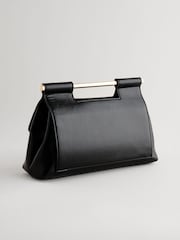 Schwarz - Clutch mit Henkel - Bild 7 von 10