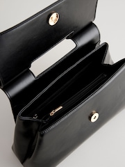 Schwarz - Clutch mit Henkel - Bild 9 von 10