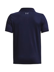 Under Armour Blue Matchplay Polo Shirt - Image 2 of 2