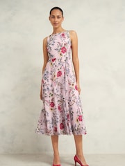Hobbs Pink Bolt Carly Dress - Image 1 of 4