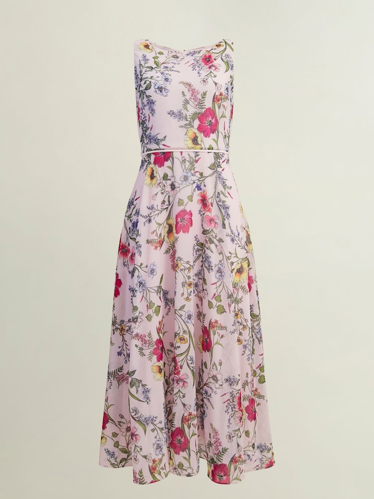 Hobbs Pink Bolt Carly Dress - Image 4 of 4 Hobbs Pink Bolt Carly Dress - Image 4 of 4