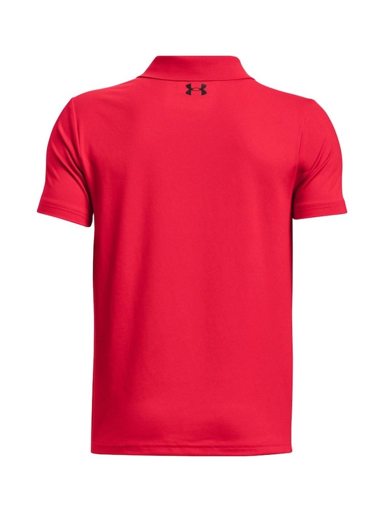 Under Armour Red UA Matchplay 100% Cotton Polo Shirt - Image 2 of 2