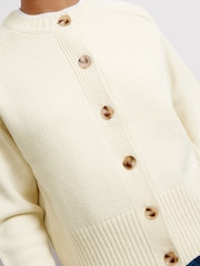 Albaray Cream Crew Cardigan - Image 3 of 4