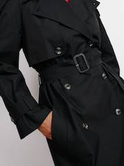 Albaray Trench Black Coat - Image 3 of 5