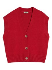 Albaray Red Button V-Neck Tank - Image 4 of 4