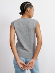 Albaray Grey Cashmere Blend Tank - Image 2 of 4