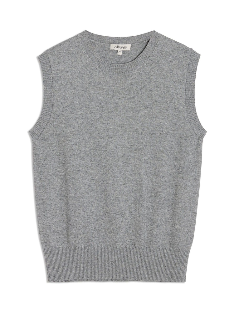 Albaray Grey Cashmere Blend Tank - Image 4 of 4