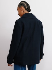 Albaray Blue Pea Coat - Image 2 of 6