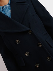 Albaray Blue Pea Coat - Image 5 of 6