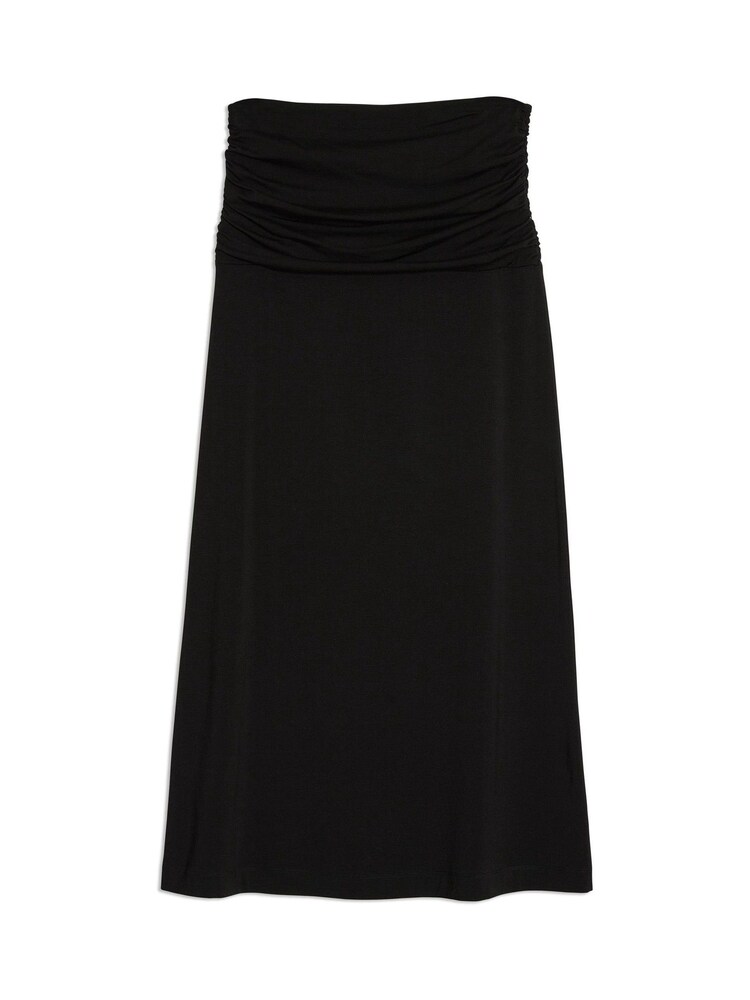 Albaray Ruched Waist Jersey Black Skirt - Image 5 of 5