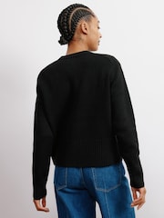 Albaray Crew Black Cardigan - Image 2 of 4