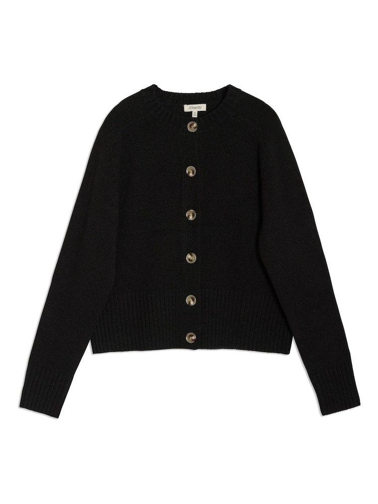 Albaray Crew Black Cardigan - Image 4 of 4