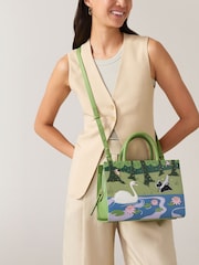 Radley London Medium Green Into The Woods Ziptop Multiway Bag - Image 5 of 5