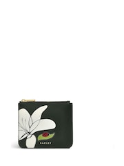 Radley London Small Green Ladybirds Zip-Top Coin Purse - Image 1 of 3